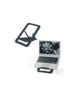 Suport ergonomic LEITZ Ergo Slim, pentru laptop, ajustabil, aluminiu, reciclabil, gri-carbune