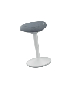 Scaun ergonomic LEITZ Ergo, pozitie sezut/ in picioare, inaltime reglabila (47-64 cm), gri-pastel