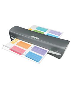Laminator LEITZ iLAM Office, A3, kit folii laminare inclus, argintiu