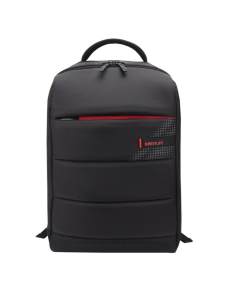 Rucsac BESTLIFE CPlus, 49x33x19cm, compartiment tableta si laptop 15.6 inch, negru/rosu