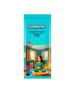 Servetele umede pentru mobila, 70buc/pachet, Comforte