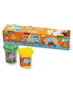 Plastilina, 4 culori x 150 gr./set, CARIOCA Baby