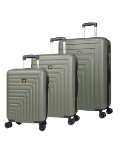 Set 3 trollere CATERPILLAR Rockford, 35L, 59L, 92L, ABS - olive