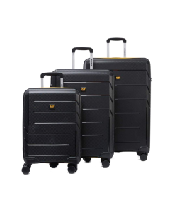 Set 3 trollere CATERPILLAR Cargo Venture, 35L, 59L, 92L, ABS - black