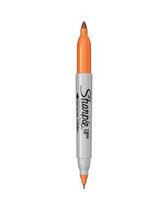 Marker Permanent Bullet Sharpie Twin Tip Orange