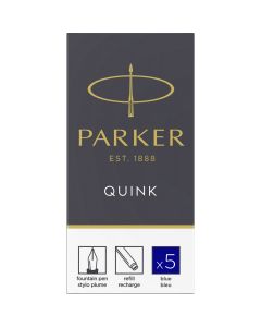 Set 5 Cartuse Large Size Proprietar Parker Quink Blue