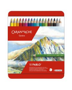 Set 18 Creioane Colorate Carandache Pablo Pencil