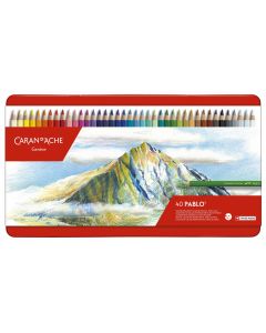 Set 40 Creioane Colorate Carandache Pablo Pencil