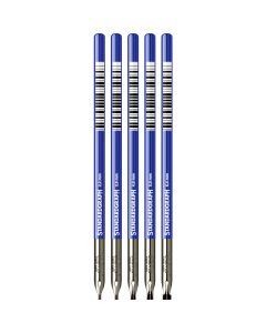 Set 5 buc Toc Caligrafie cu Penita 2.2-2.9-4.6-5.0-6.4 mm Corp Plastic Grip Metal Standardgraph Witch Blue