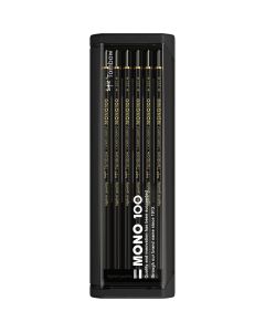 Set 12 Creioane Grafit Tombow MONO 100 Black 2H