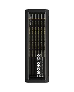 Set 12 Creioane Grafit Tombow MONO 100 Black 4B