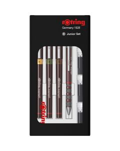 Set 3 Tragator cu Tus Rotring Isograph Junior 0.2 / 0.3 / 0.5