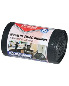 Saci menaj rezistenti  35L, 49 x 56cm, 20 microni, 50buc/rola, Office Products - negri