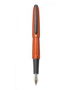 Stilou Diplomat Aero, cu penita M, aurita 14kt. - orange