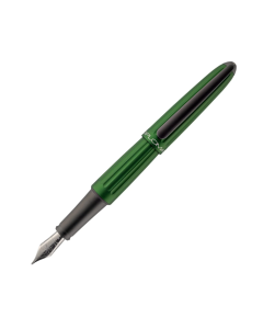 Stilou DIPLOMAT Aero, cu penita M, din otel inoxidabil - evergreen