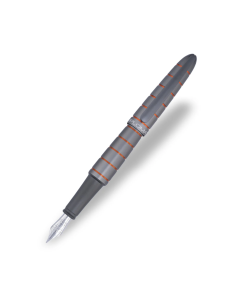 Stilou DIPLOMAT Elox Ring, cu penita M, din otel inoxidabil - grey orange