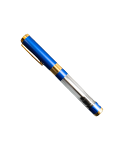 Stilou DIPLOMAT Nexus Demo, cu penita M, din otel inoxidabil - blue gold