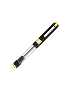 Stilou DIPLOMAT Nexus Demo, cu penita M, din otel inoxidabil - black gold