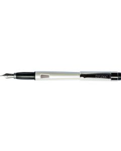 Stilou Diplomat Magnum, cu penita F, din otel inoxidabil - pearl white