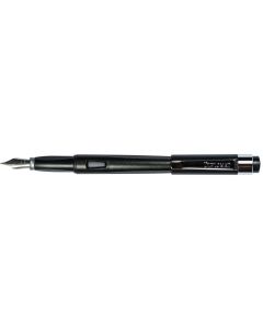 Stilou DIPLOMAT Magnum, cu penita M, din otel inoxidabil - crow black