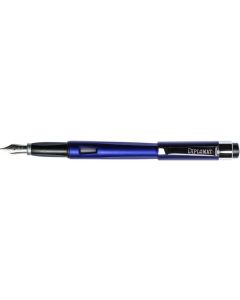 Stilou Diplomat Magnum, cu penita M, din otel inoxidabil - indigo blue