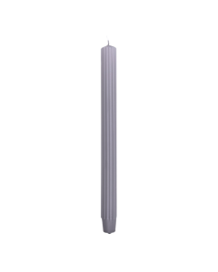 Lumanari cu dungi, pentru cina, 25 x 300mm, 4 buc/set, DONAU Home - gri