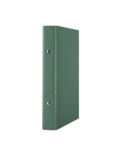 Caiet mecanic A5, plastifiat PP, 2 inele - D20mm, DONAU - verde