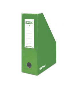 Suport vertical pentru cataloage, A4 - 10cm latime, din carton laminat, DONAU - verde