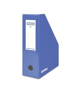 Suport vertical pentru cataloage, A4 - 10cm latime, din carton laminat, DONAU - albastru