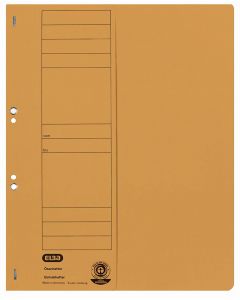 Dosar carton cu capse coperta 1/2  ELBA Smart Line - galben