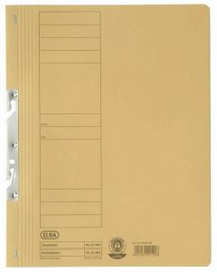 Dosar carton pentru incopciat, coperta 1/1 ELBA Smart Line - galben