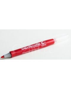 Marker ARTLINE Decorite, varf rotund 1.0mm - rosu