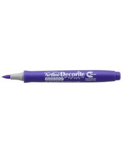 Marker ARTLINE Decorite, varf flexibil (tip pensula) - mov pastel