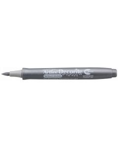 Marker ARTLINE Decorite, varf flexibil (tip pensula) - argintiu
