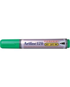 Permanent marker ARTLINE 170 - Dry safe ink, corp plastic, varf rotund 2.0mm - verde