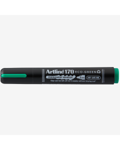 Permanent marker ARTLINE 170 Eco Green - Dry safe 2 weeks, corp plastic, varf rotund 2.0mm - verde