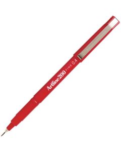 Liner ARTLINE 200, varf fetru 0.4mm - rosu