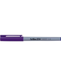 Permanent marker ARTLINE 250, corp plastic, varf rotund 0.4mm - mov
