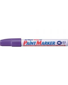 Marker cu vopsea ARTLINE 400XF, corp metalic, varf rotund 2.3mm - mov