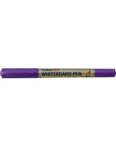 Marker pentru tabla de scris ARTLINE 541T, doua capete - varfuri rotunde 0.4mm/1.0mm - mov