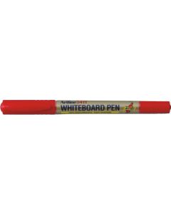 Marker pentru tabla de scris ARTLINE 541T, doua capete - varfuri rotunde 0.4mm/1.0mm - rosu
