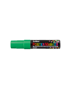 Marker pentru poster ARTLINE, corp plastic, varf tesit 12mm - verde fluorescent