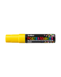 Marker pentru poster ARTLINE, corp plastic, varf tesit 12mm - galben