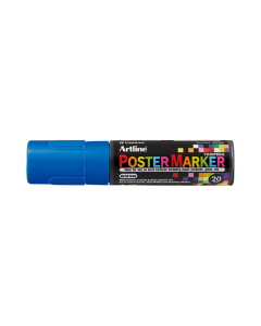 Marker pentru poster ARTLINE, corp plastic, varf tesit 20mm - albastru
