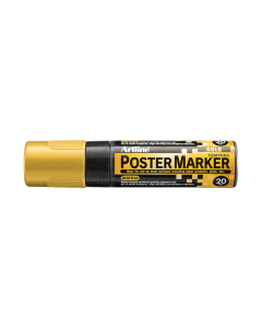 Marker pentru poster ARTLINE, corp plastic, varf tesit 20mm - auriu