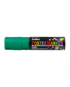 Marker pentru poster ARTLINE, corp plastic, varf tesit 20mm - verde