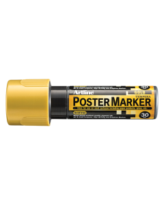 Marker pentru poster ARTLINE, corp plastic, varf tesit 30mm - auriu