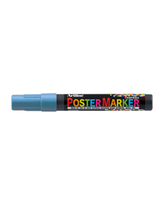 Marker pentru poster ARTLINE, corp plastic, varf rotund 2mm - albastru metalizat