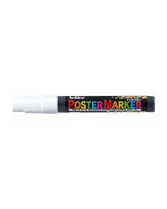 Marker pentru poster ARTLINE, corp plastic, varf rotund 2mm - alb