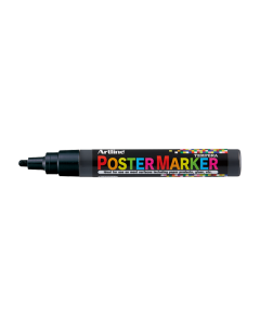 Marker pentru poster ARTLINE, corp plastic, varf rotund 6mm - negru